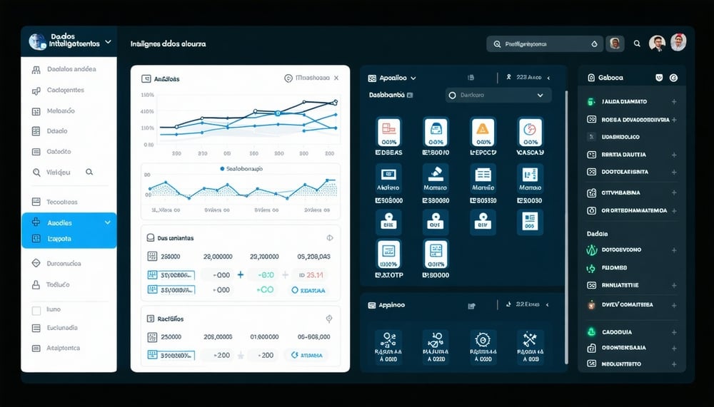 Dashboard de dados e análises inteligentes da VALIA